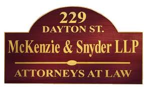 Mckenzie Snyder sign 229 Dayton Street